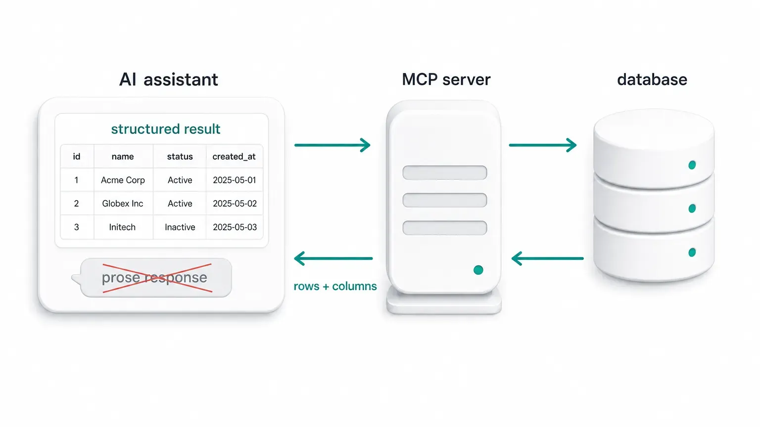 Access level should be server configuration, not a sentence in the prompt. Read-only mode needs to be enforced before a tool call reaches the database.