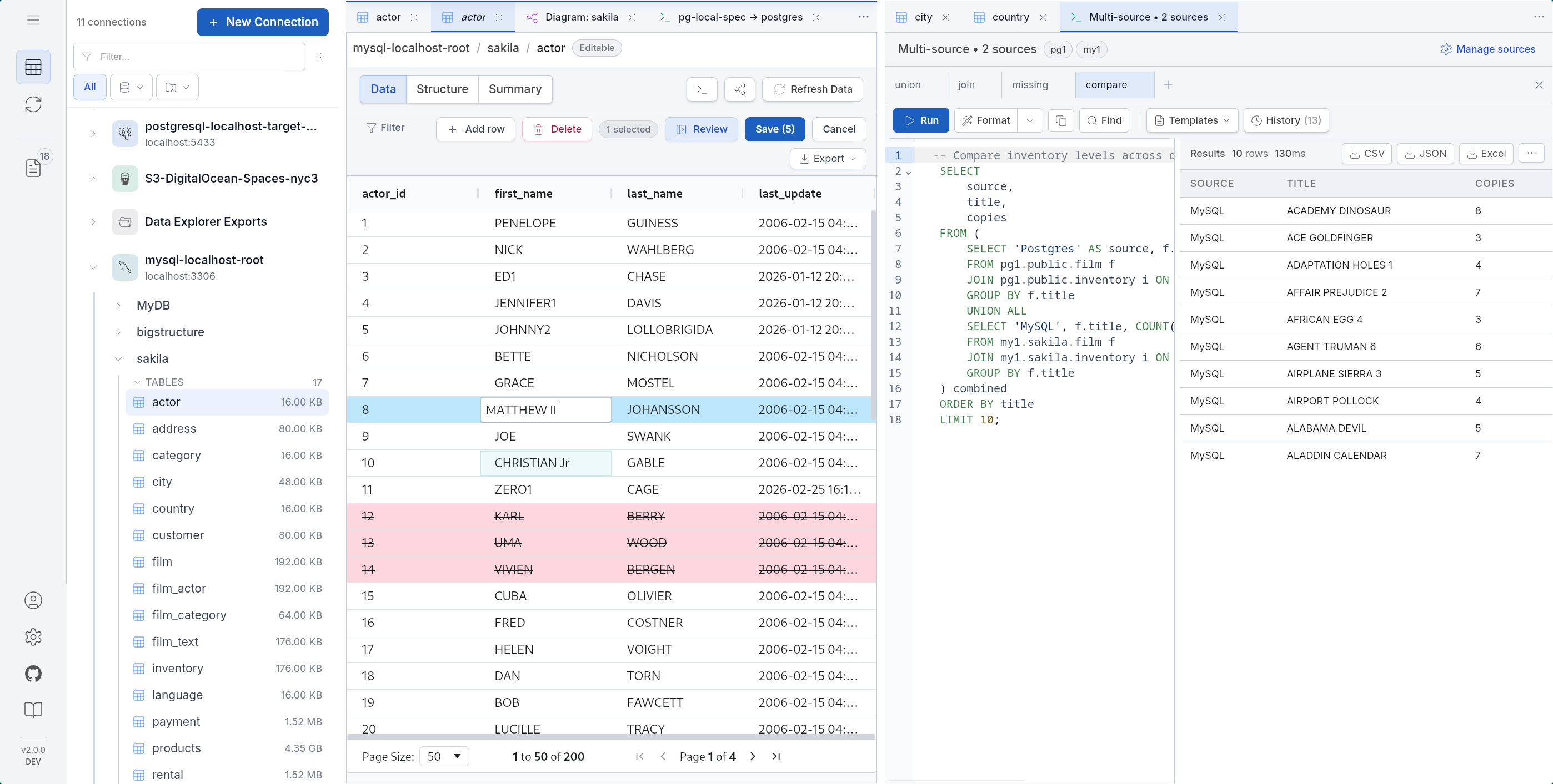 DBConvert Streams — Data Explorer and stream execution in one product